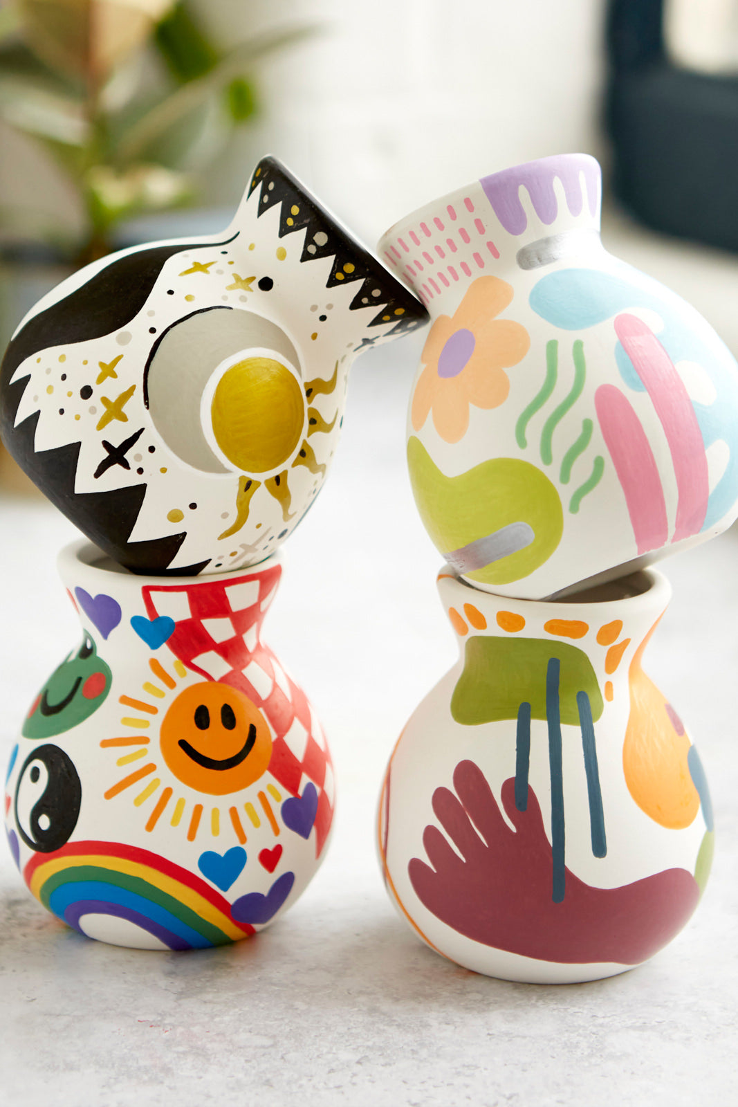 15 Easy Vase Painting Ideas To Try Today – Pott'd US