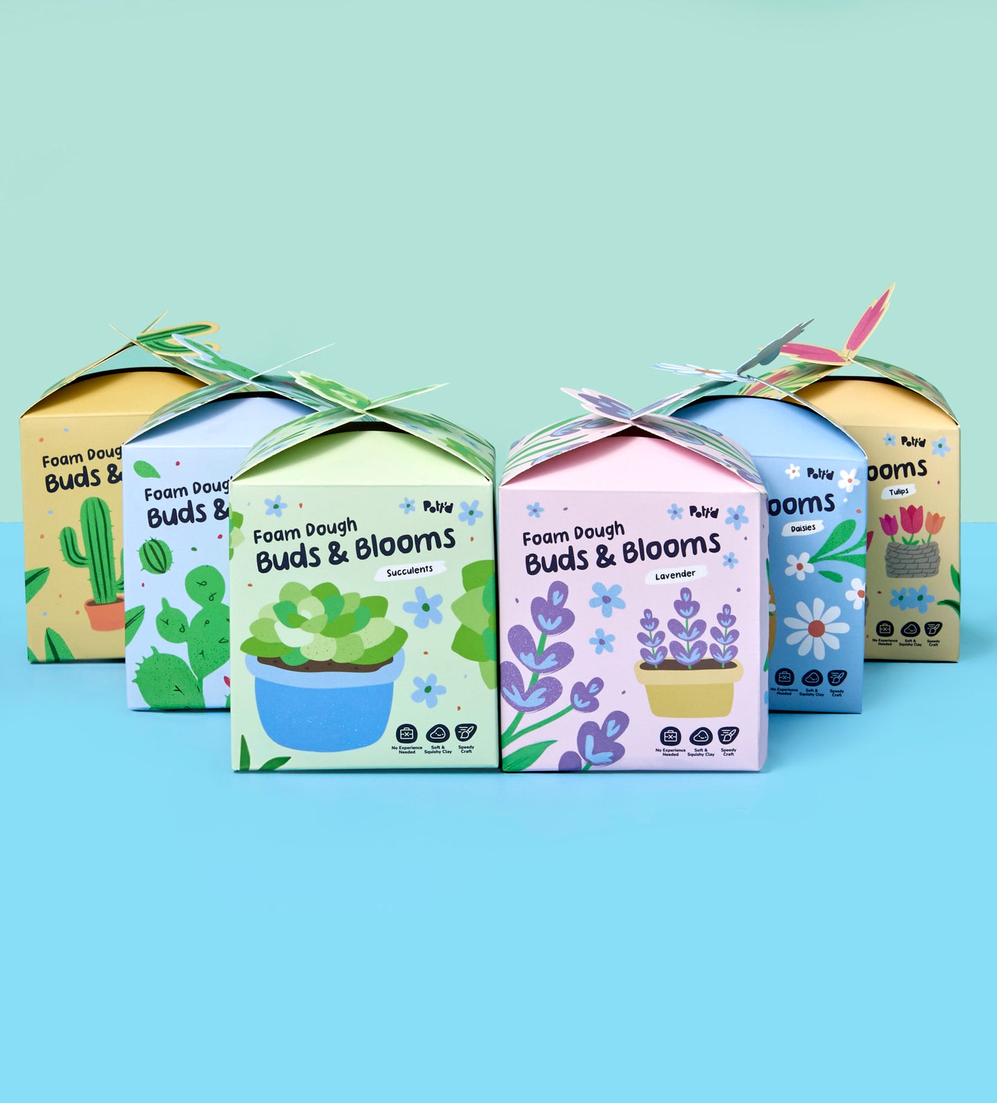 Decorative ceramic mug being hand-painted with colorful stripes and cherries using vibrant Copenhagen ceramic paints.