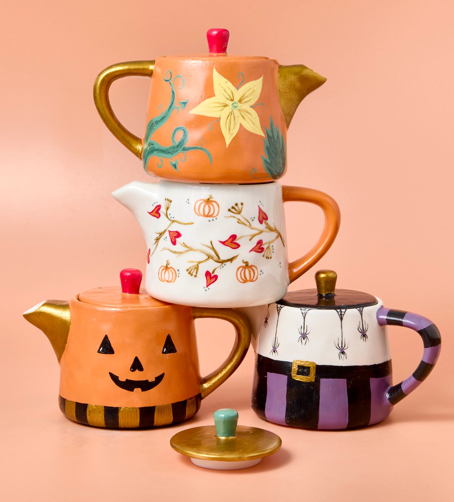 Pumpkin Paint-a-Mug x2