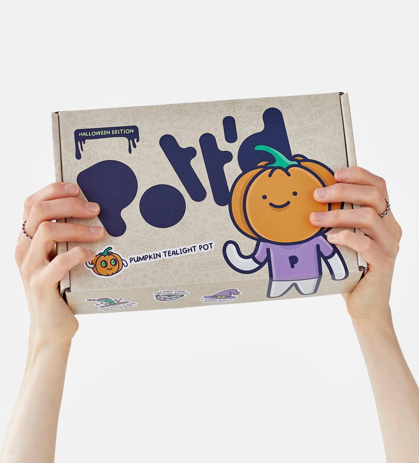 Halloween Pumpkin Tealight Holder