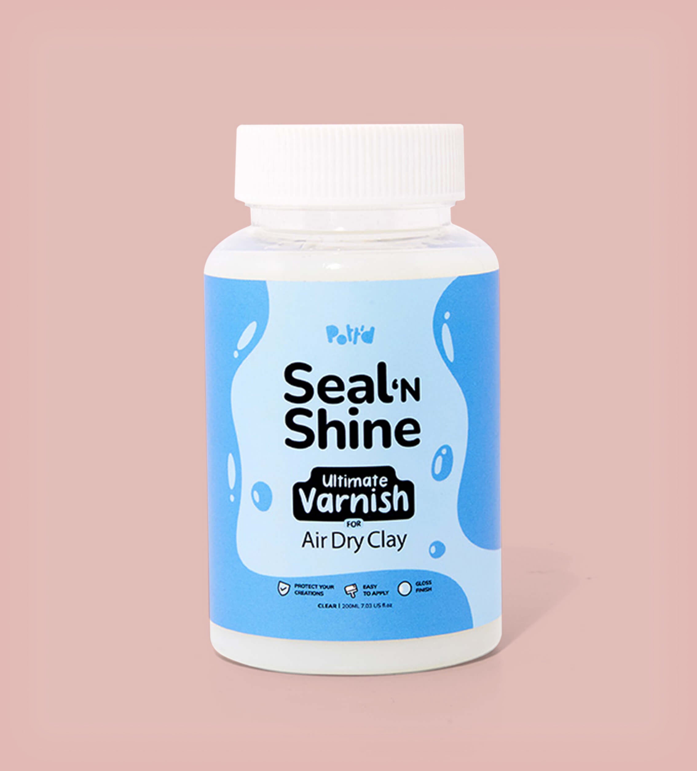 Pott'd Vernice Sigillante Argilla Autoindurente Da Ceramica 50ml - 7