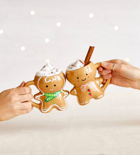 Paint your own mug ideas: Gingerbread man edition