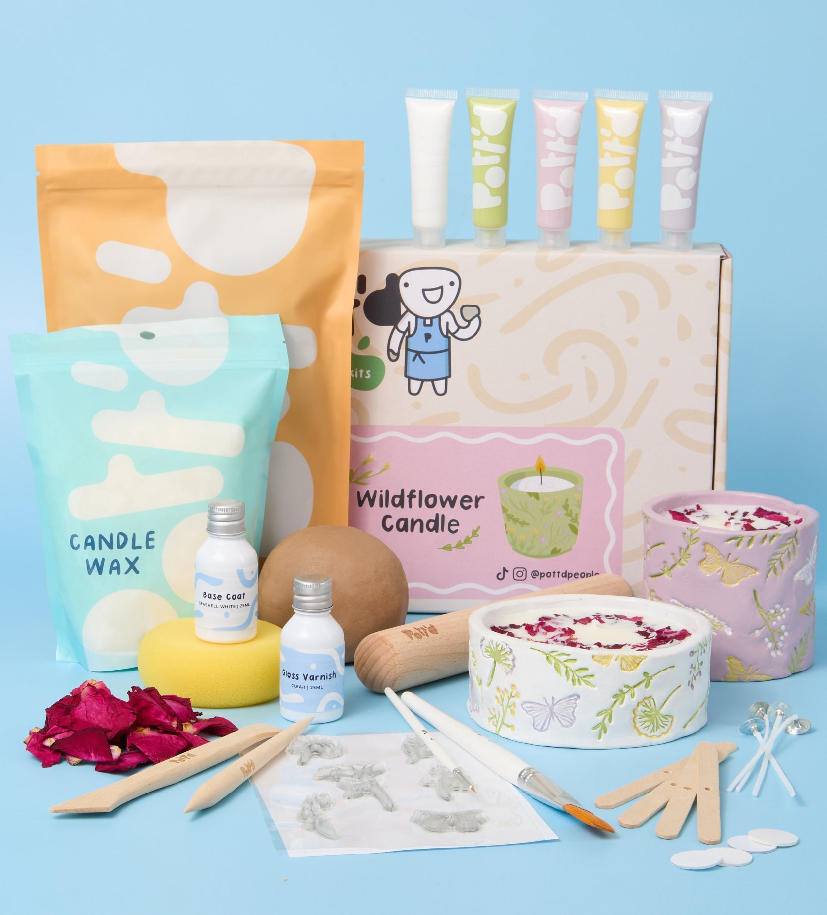 plant pot candles Wildflower Candle – Pott'd US