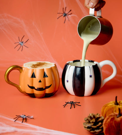 Halloween Pumpkin Paint-a-Mug x2