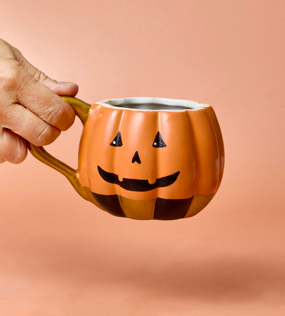 Halloween Pumpkin Paint-a-Mug x2