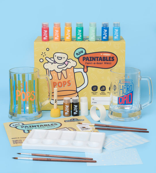 Father's Day Paint-a-Beer Glass