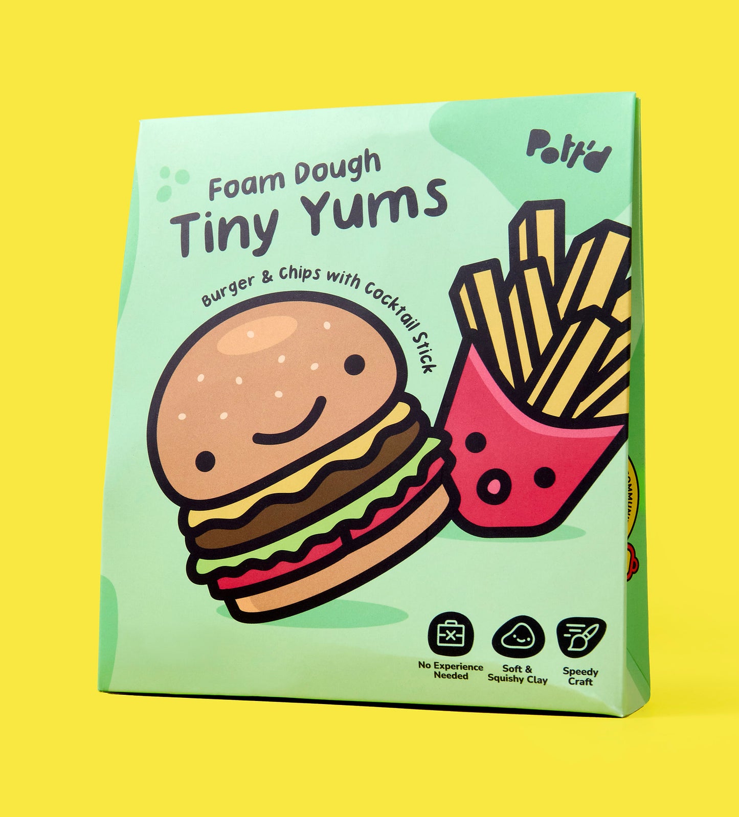 Tiny Yums: Burger & Chips