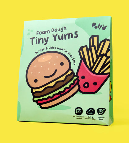 Tiny Yums: Burger & Chips