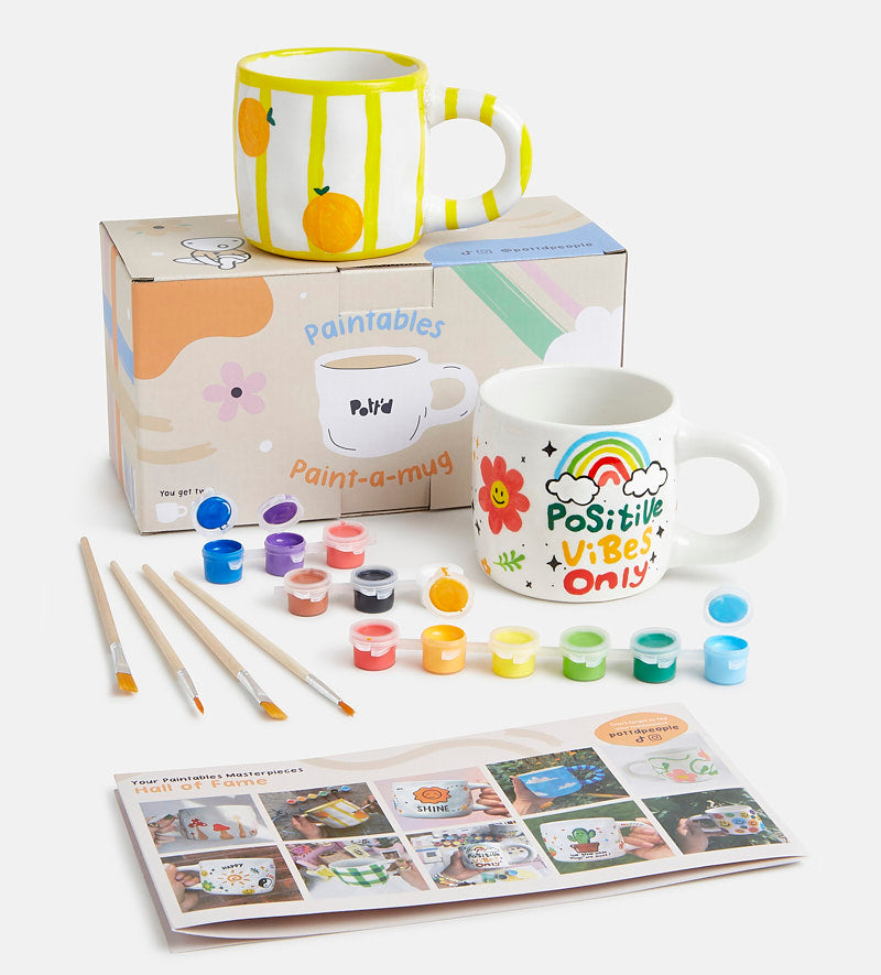 Paintables Mug, Breakfast Set & Vase Bundle