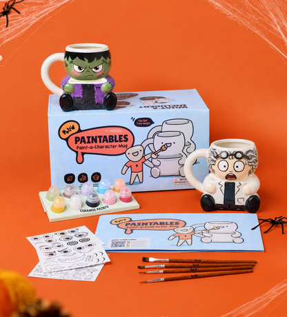 Halloween Paint-a-Character Mug x2