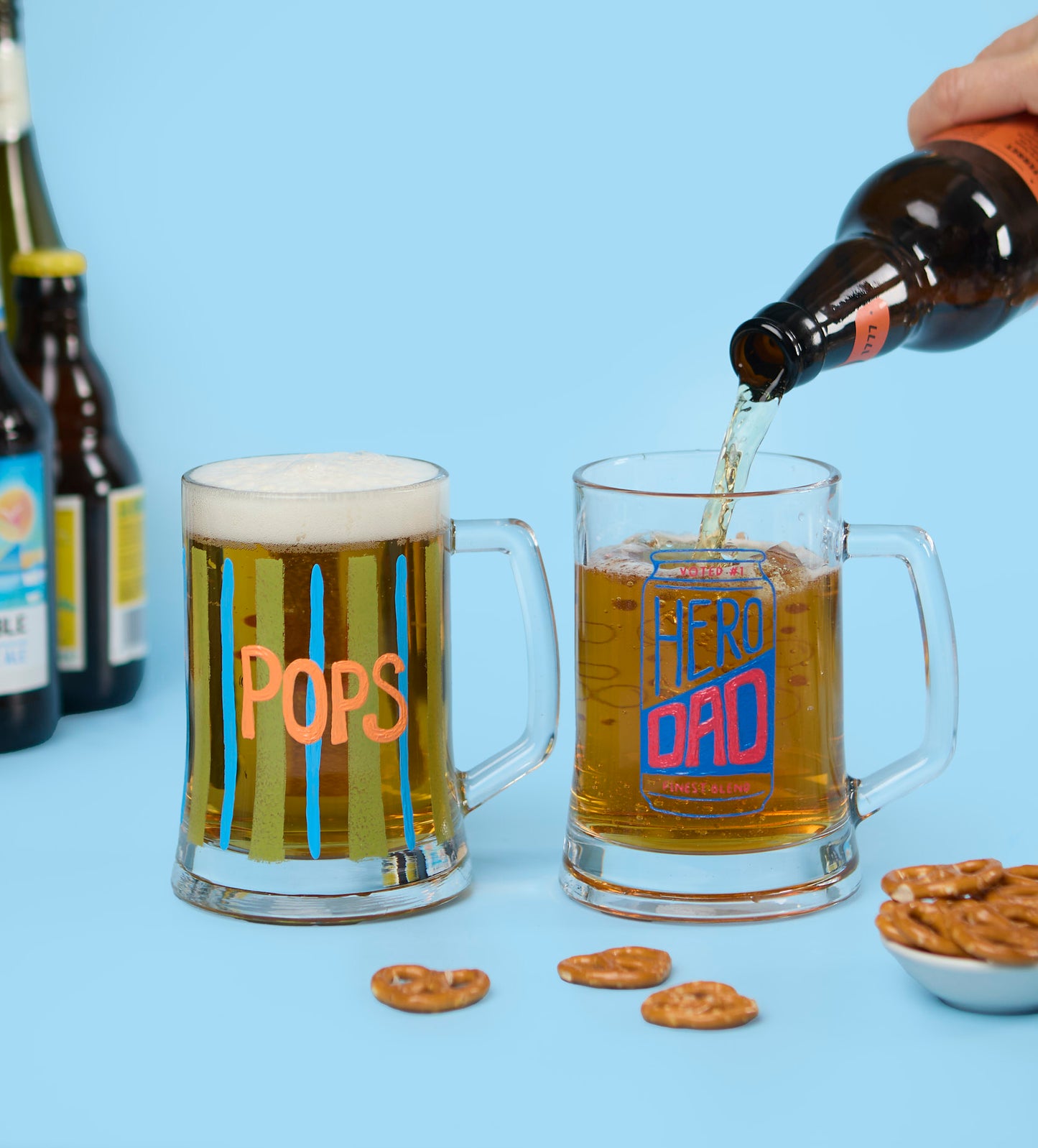 Father's Day Paint-a-Beer Glass