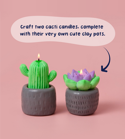 Cacti Creations Creative Candle & Clay Kit