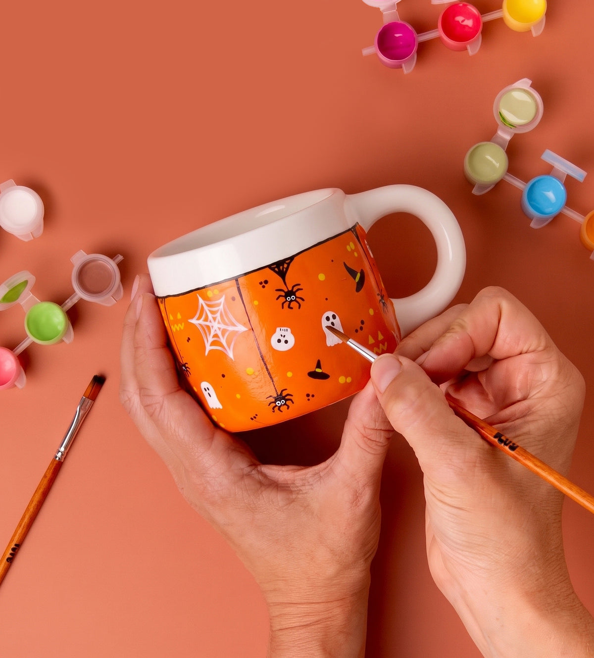 Halloween Paint-a-Mug x2
