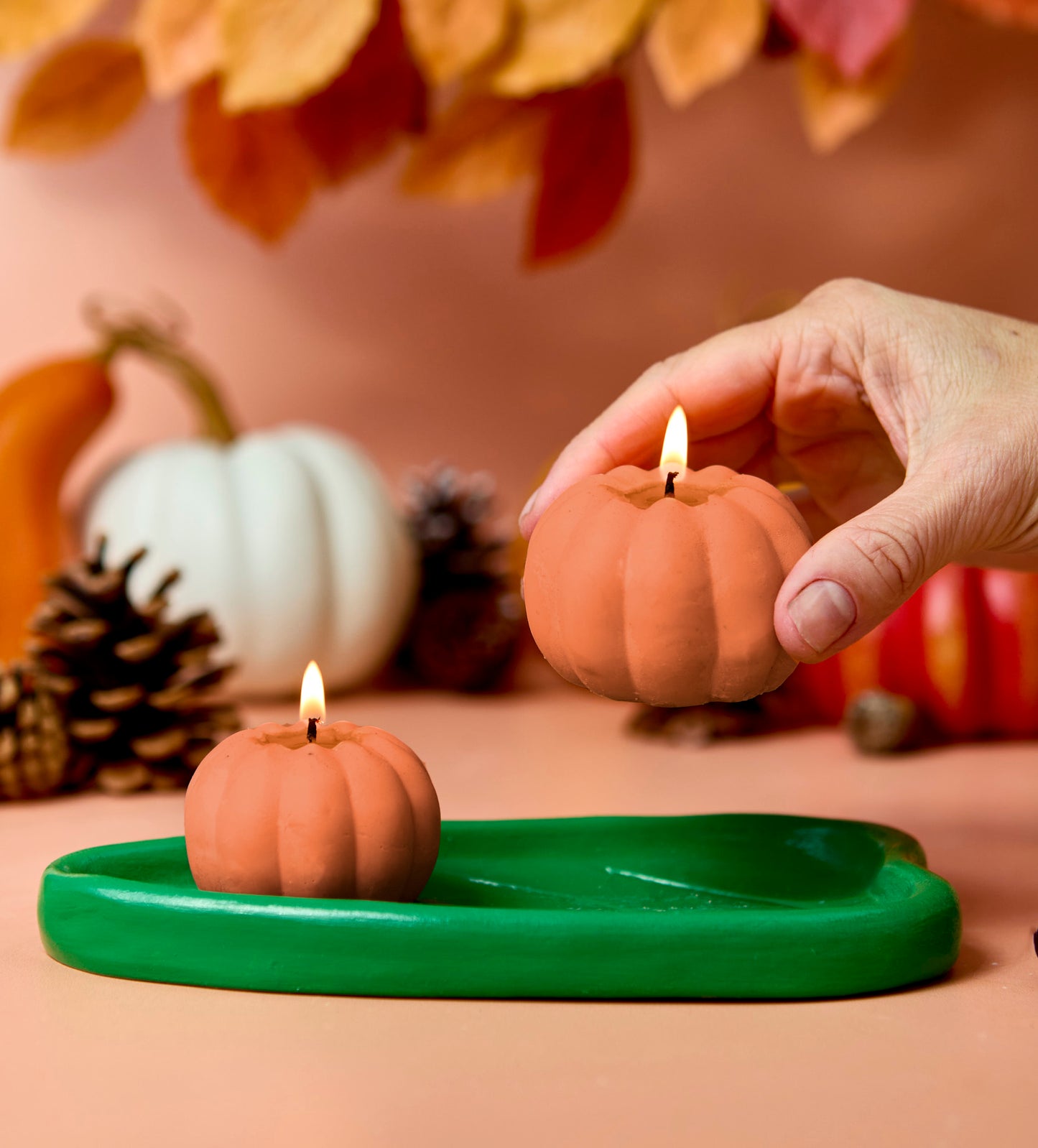 Pumpkin Creative Candle & Clay Kit
