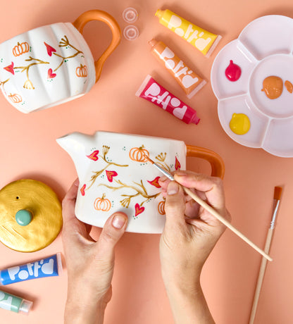 Spooky Sips: Halloween Paint-a-Tea Pot