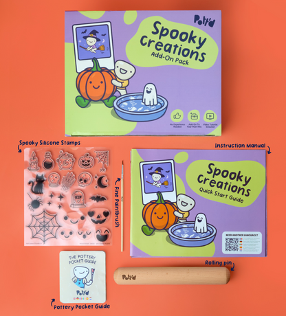 Home Pottery Kit: Halloween Edition