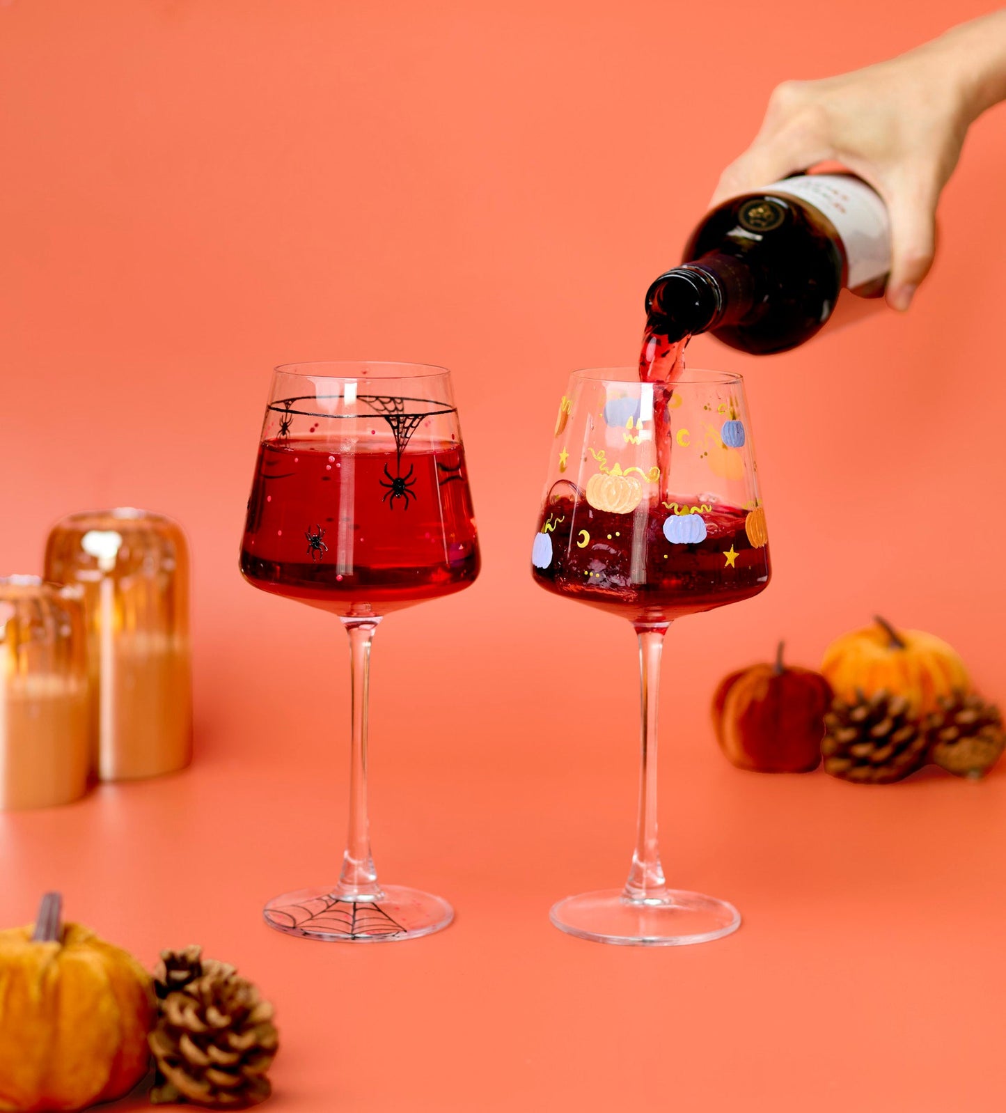 Halloween Wine Glass Painting Kit