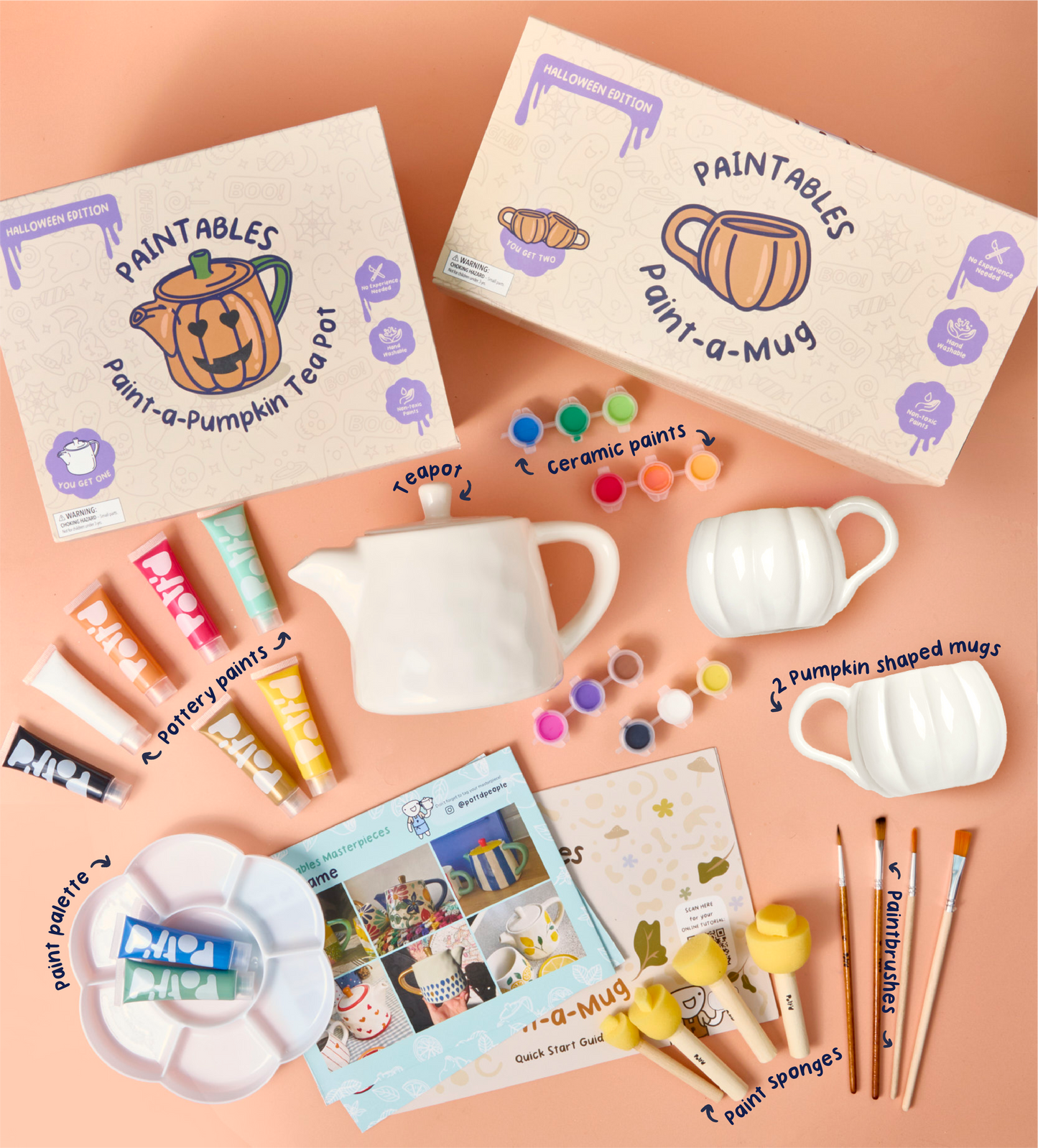 Spooky Sips: Halloween Paint-a-Tea Pot