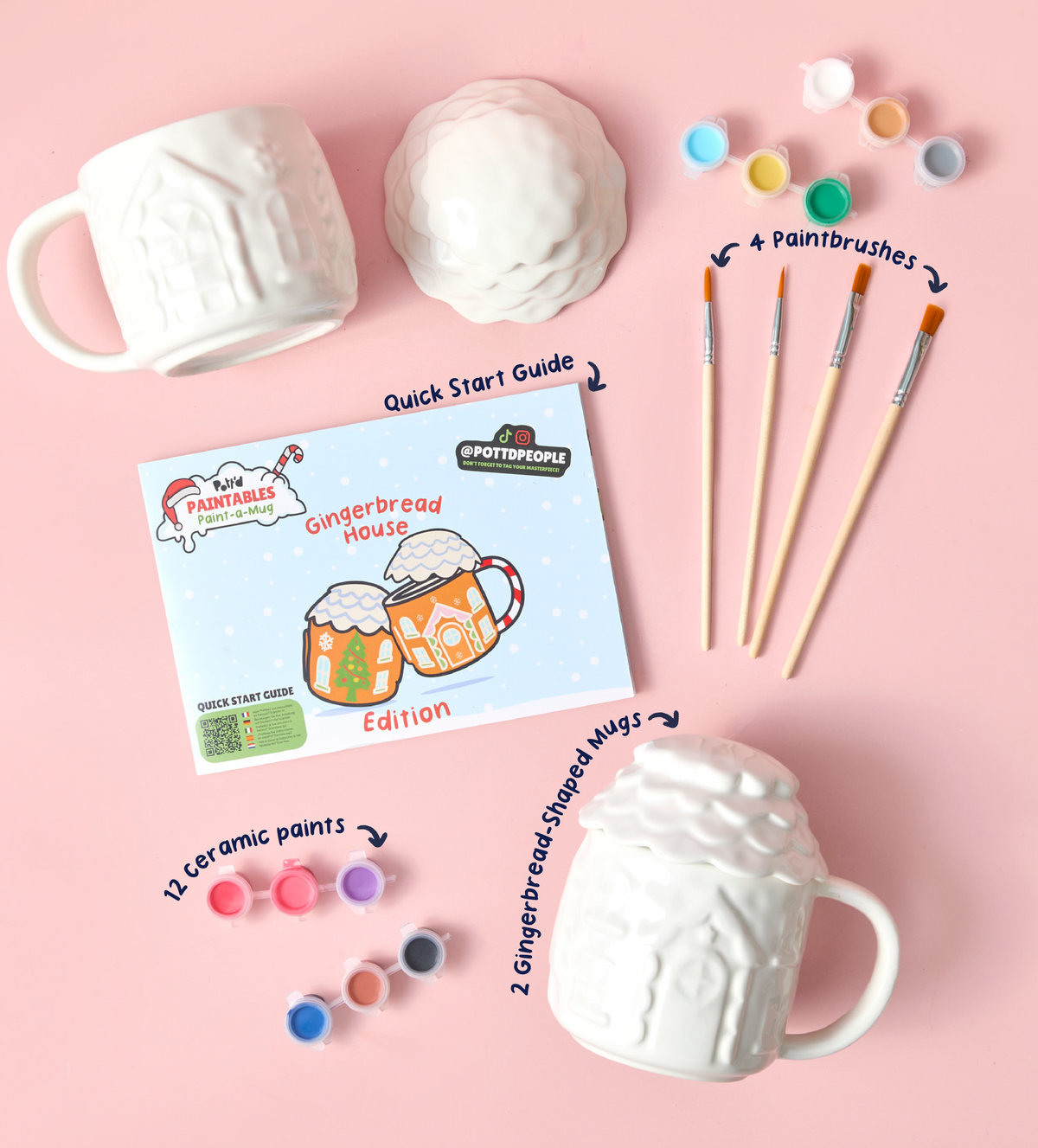 Gingerbread Bundle: Advent Calendar & Gingerbread Mugs