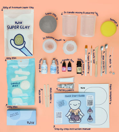 Creative Candle & Clay Kit