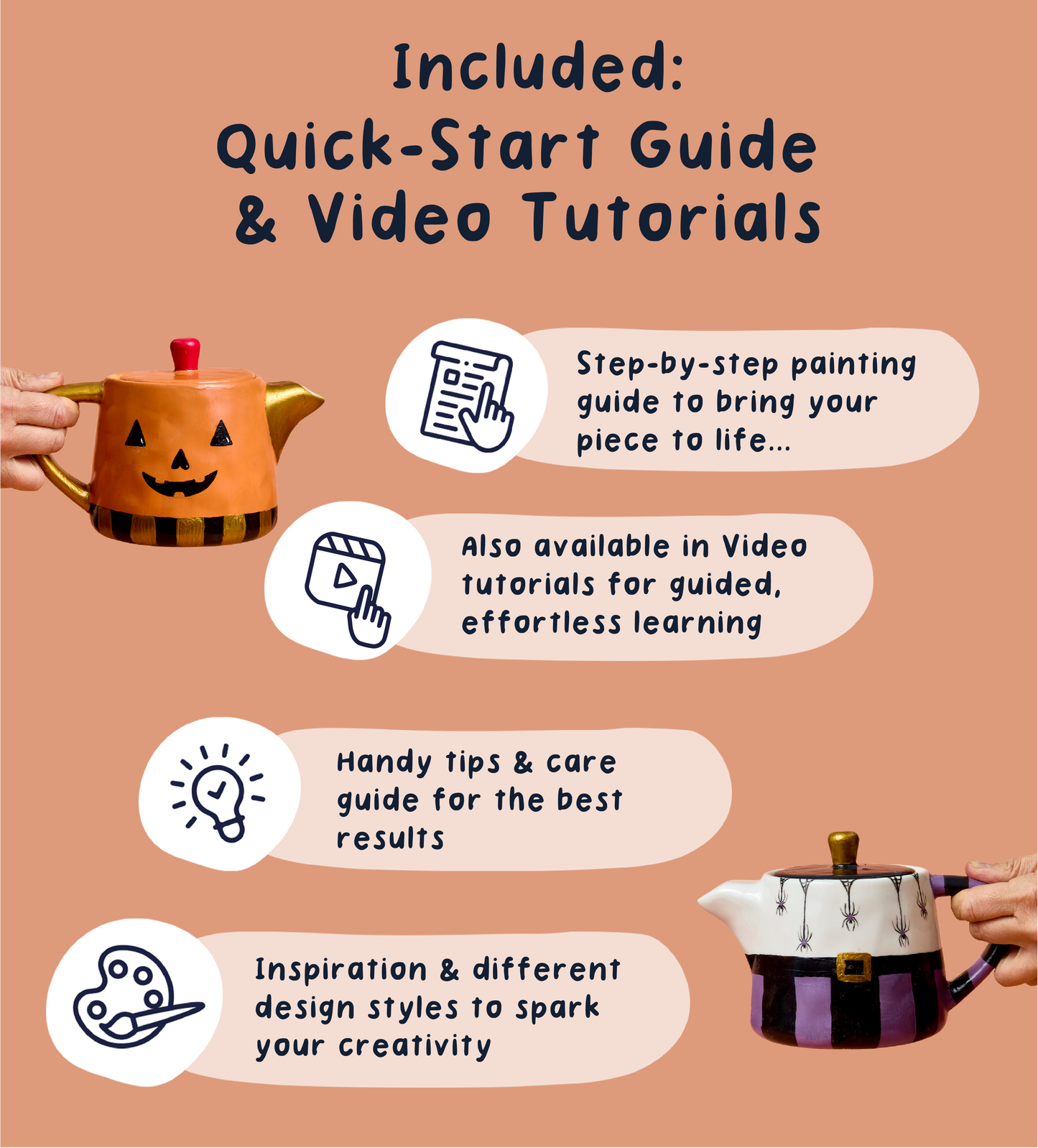 Spooky Sips: Halloween Paint-a-Tea Pot