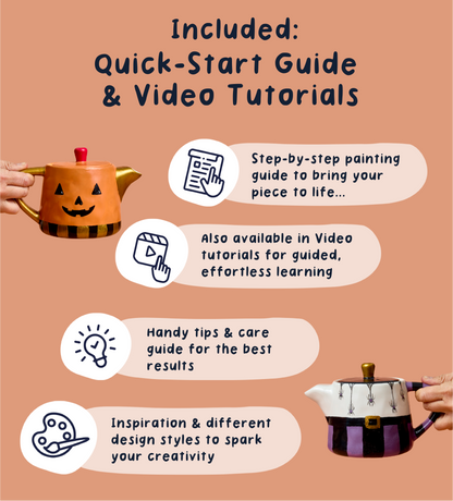 Spooky Sips: Halloween Paint-a-Tea Pot