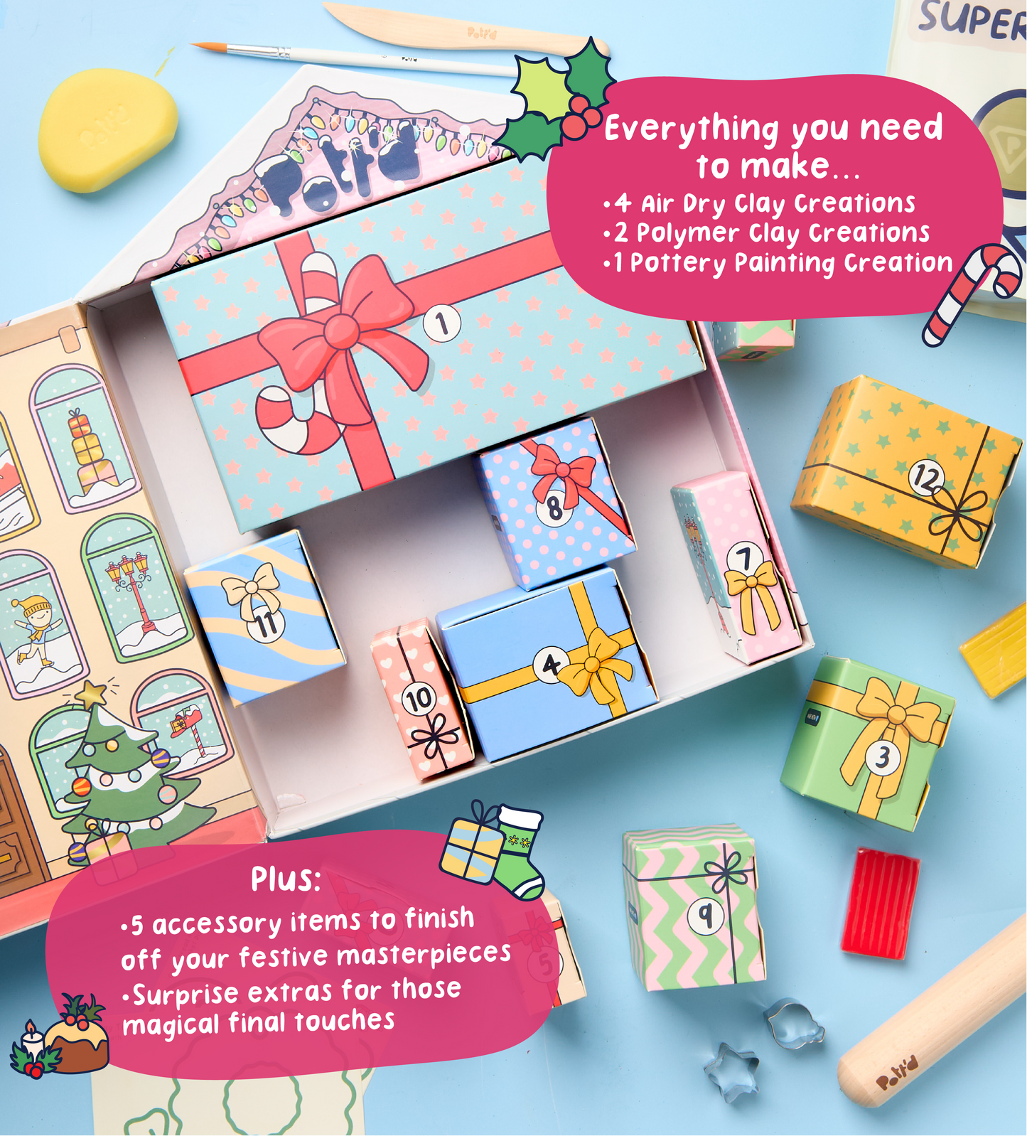 12 Days of Clay: Pott'd 2025 Advent Calendar