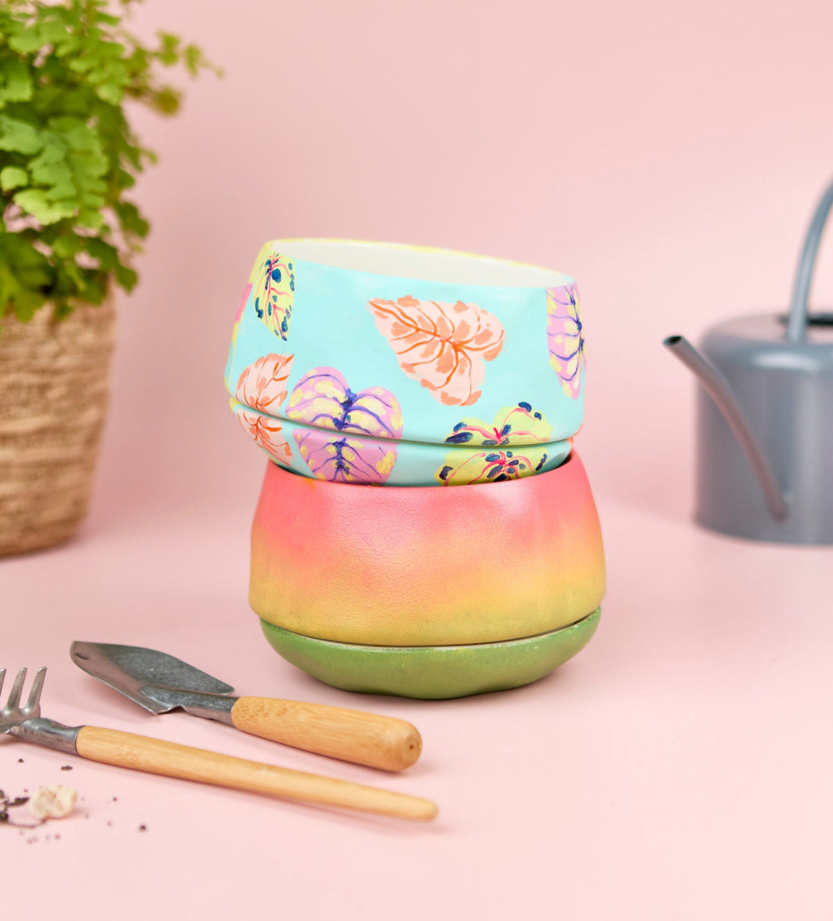 Paint-a-Plant Pot x2