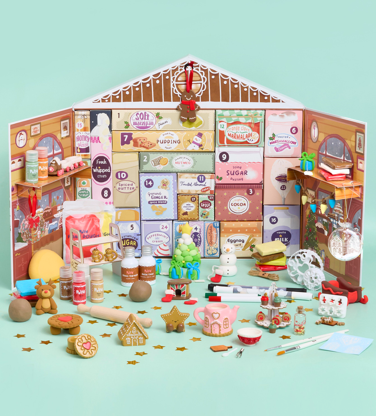 Gingerbread Bundle: Advent Calendar & Gingerbread Mugs