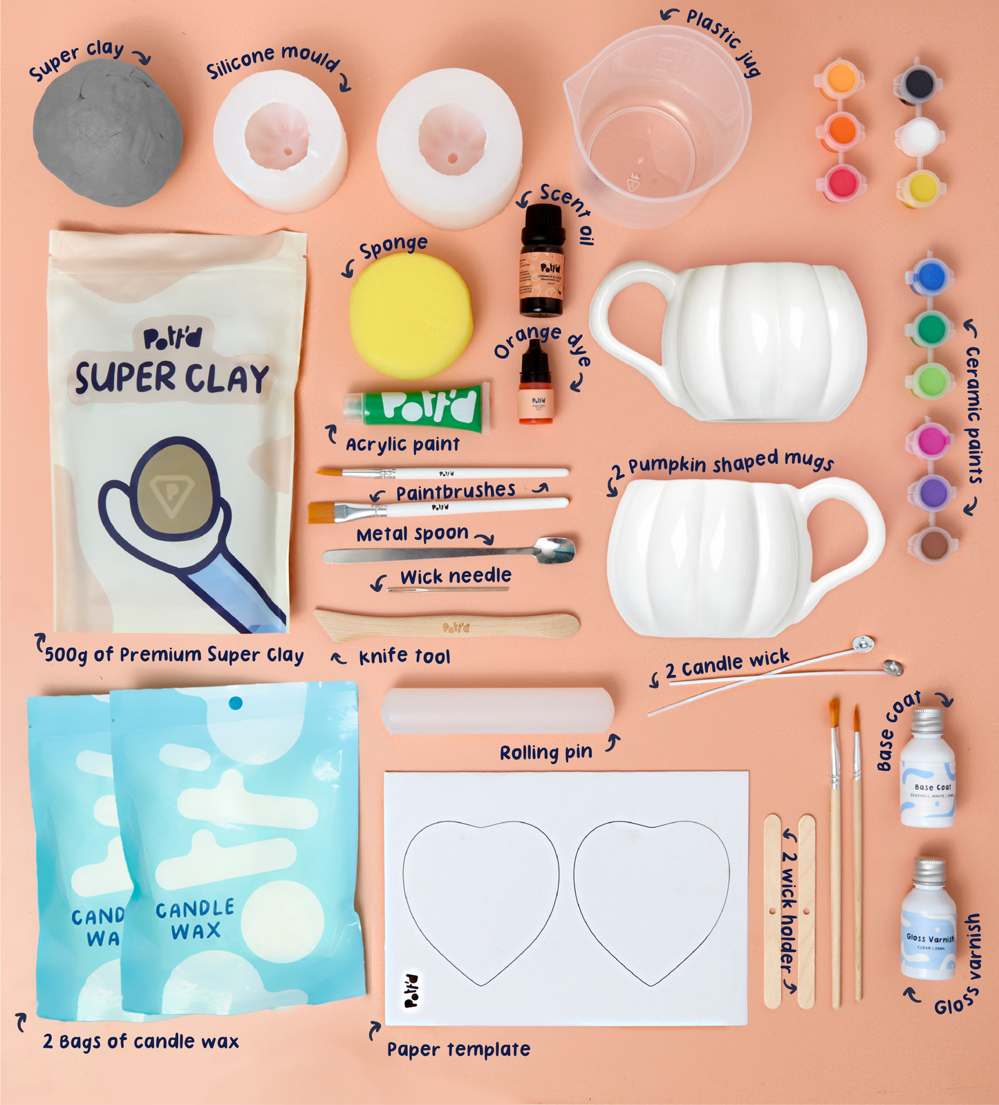 Pumpkin Patch: Candles and Mug Bundle