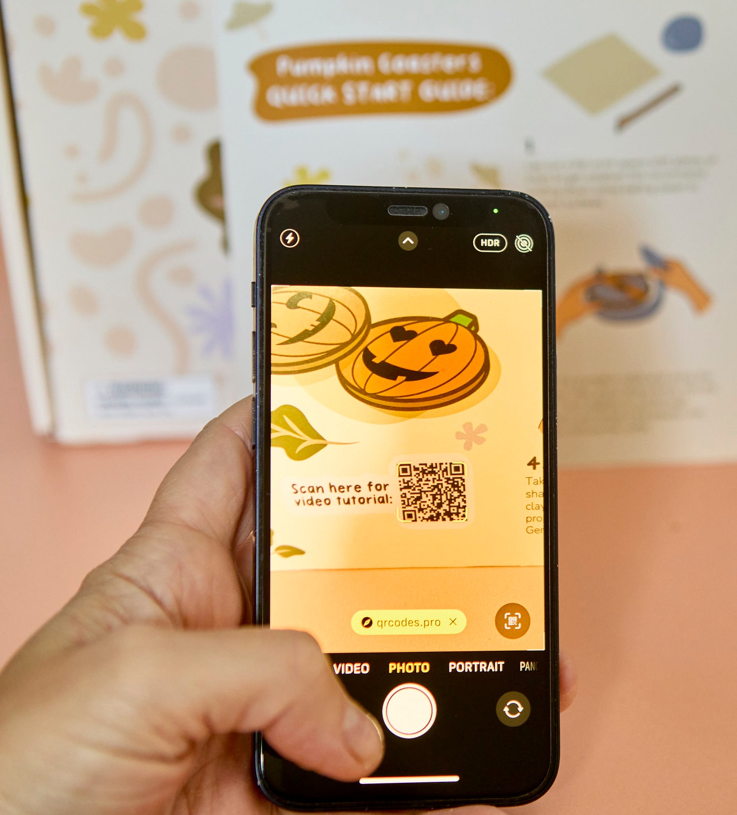 Pumpkin Coaster Clay Kit