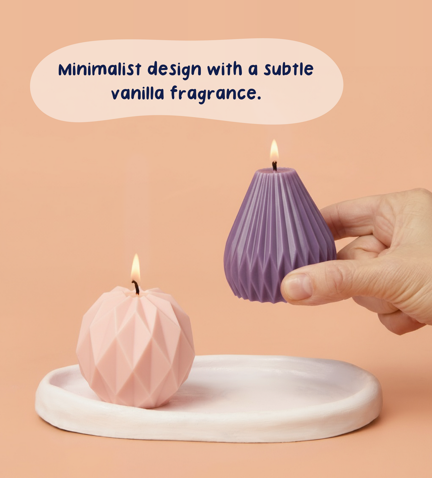 Geometric Glow Creative Candle & Clay Kit