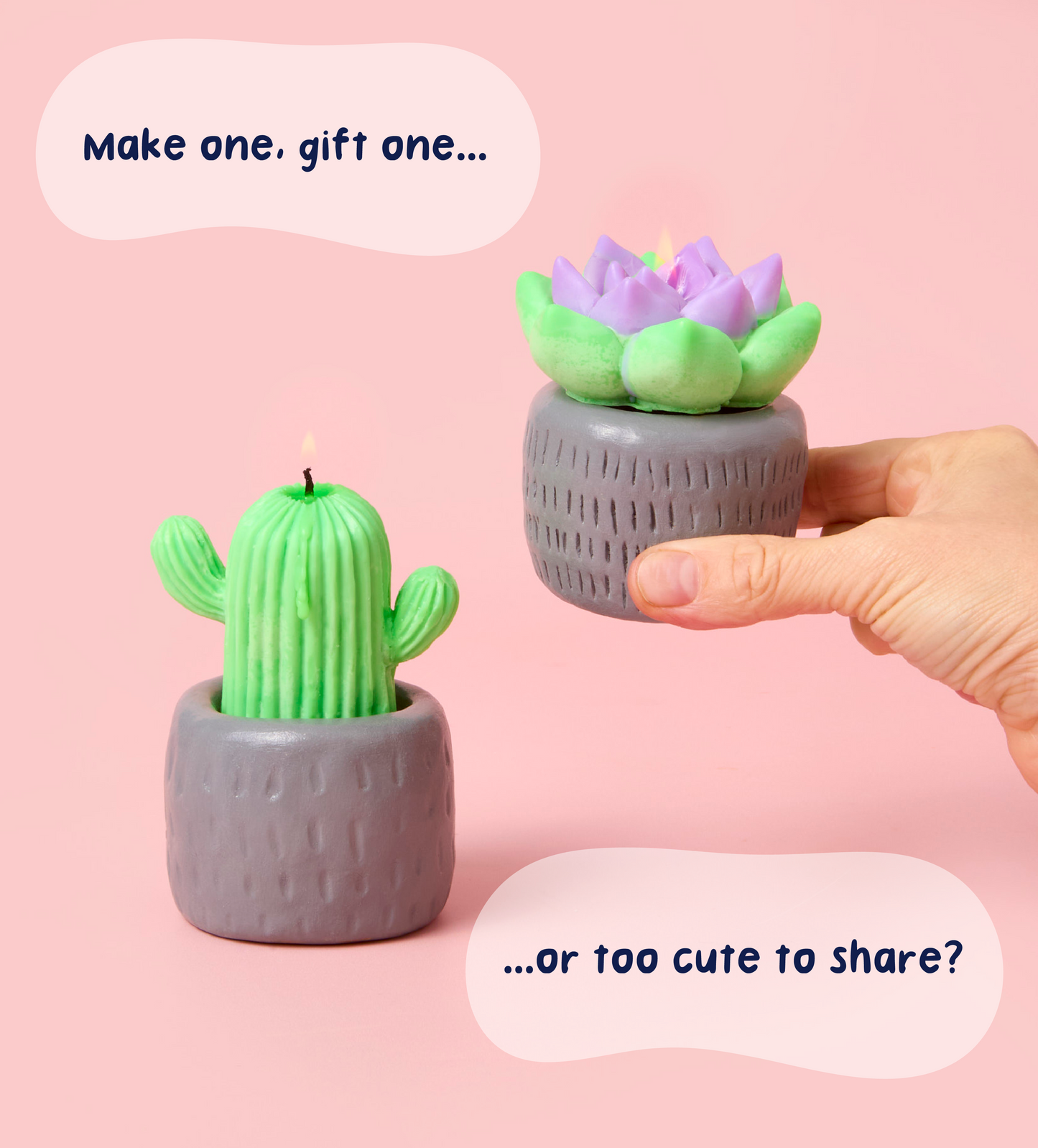Cacti Creations Creative Candle & Clay Kit