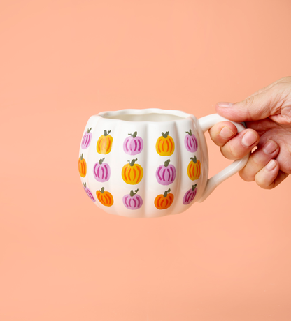 Halloween Pumpkin Paint-a-Mug x2