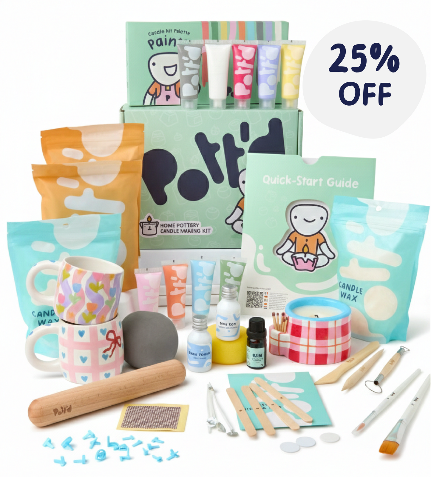 Mug & Pottery Candle Bundle