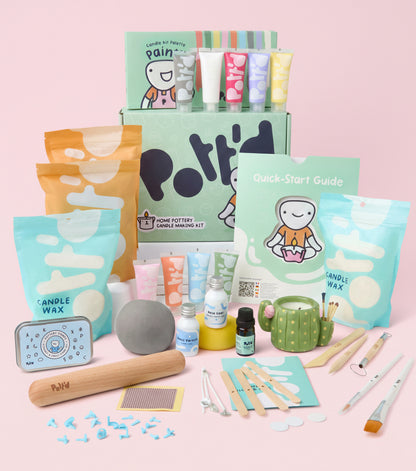 Home Pottery Candle Making Kit