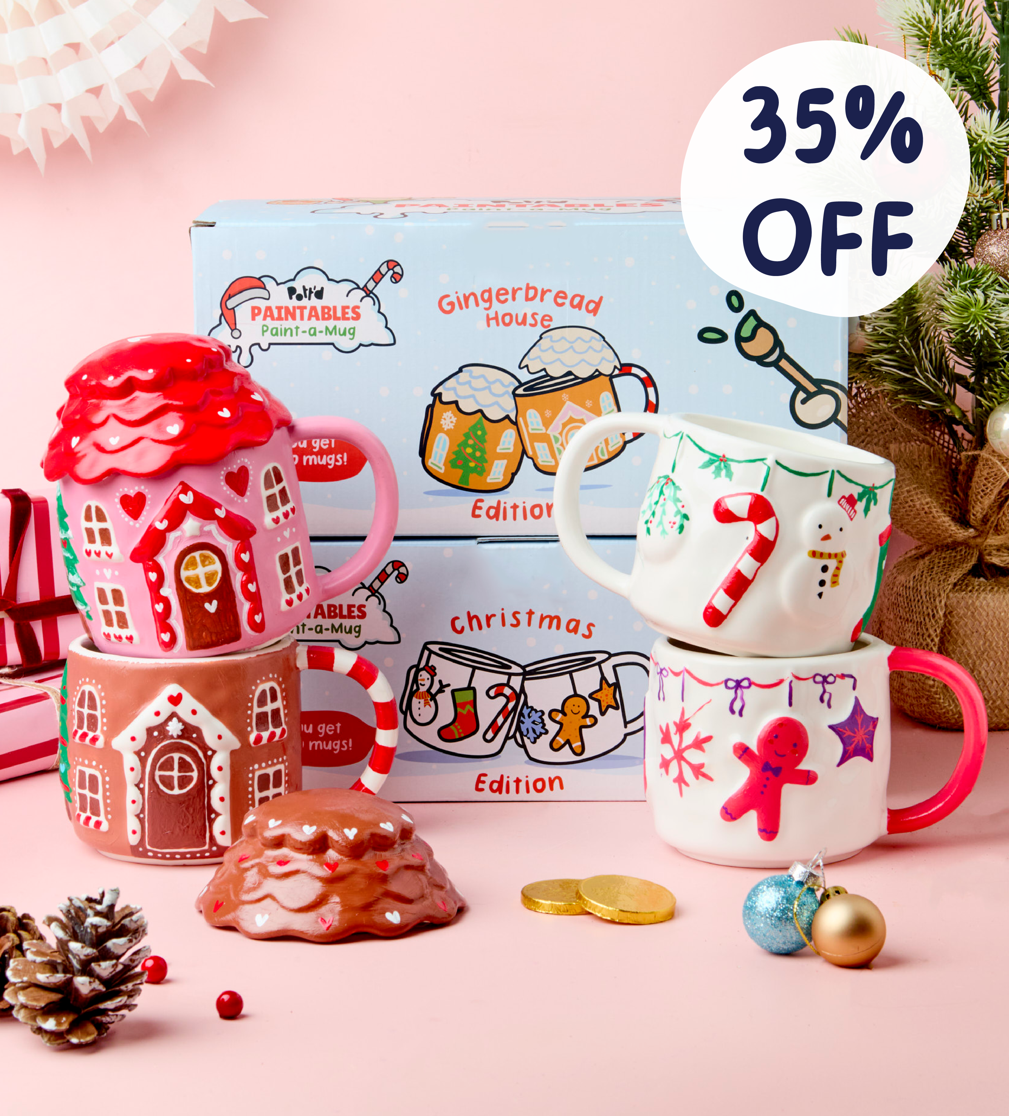 Holiday Treats & Trinkets Mug Bundle - Image 1