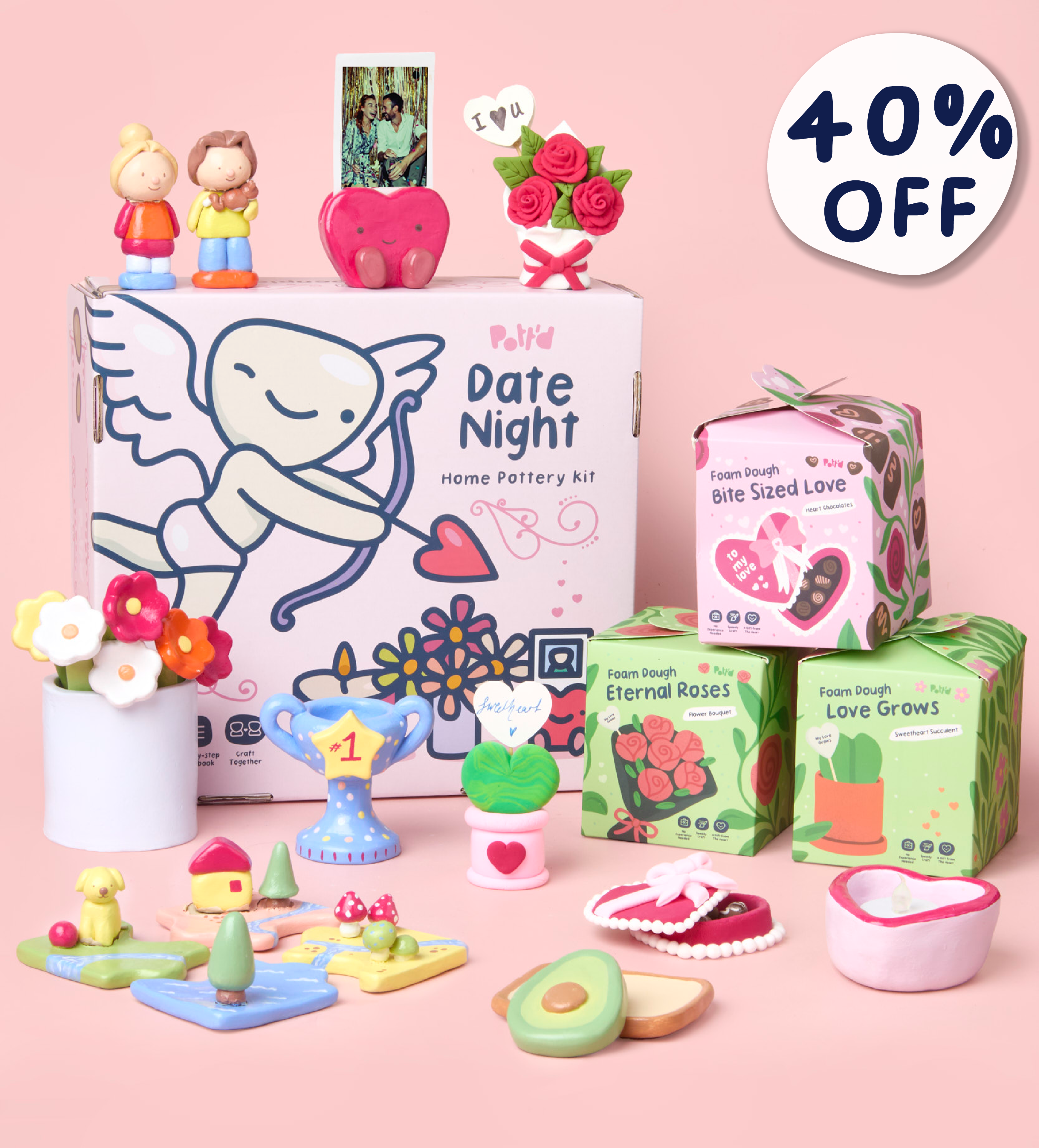 Craft & Connect: Date Night Clay Bundle - Image 1