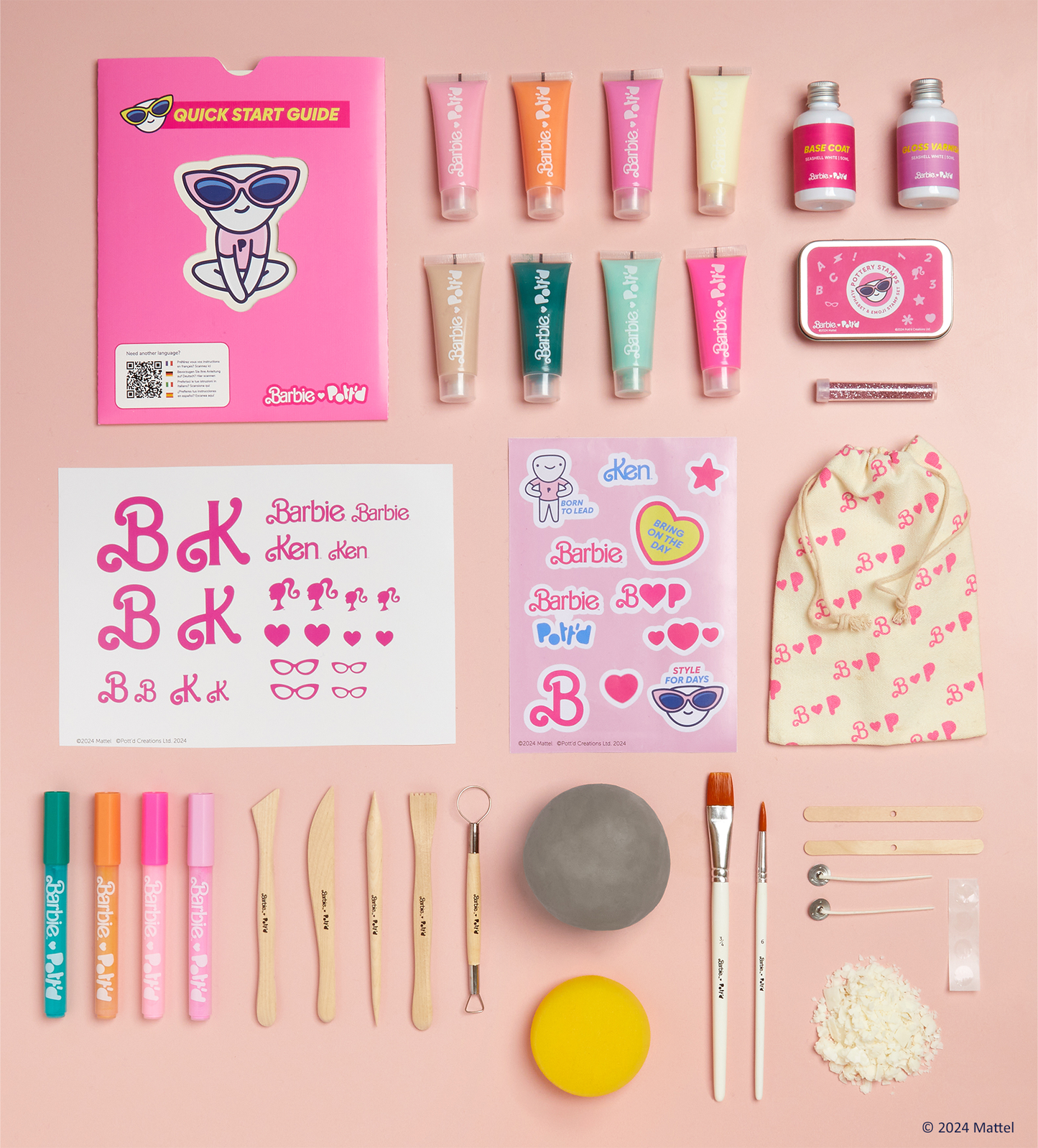 Barbie™ x Pott'd Home Decor Home Pottery Kit