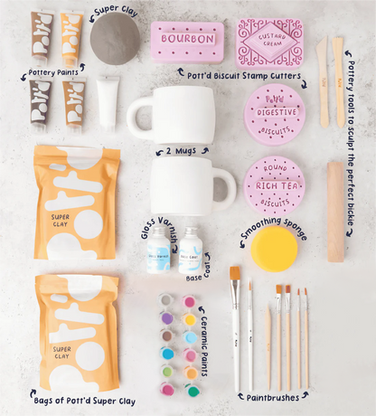 Tea & Biscuit Coaster Kit