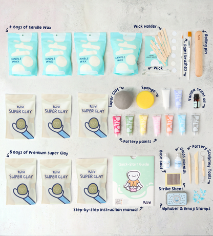 Home Pottery Candle Making Kit