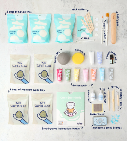 Home Pottery Candle Making Kit