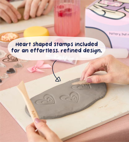 Red Rose Creative Candle & Clay Kit