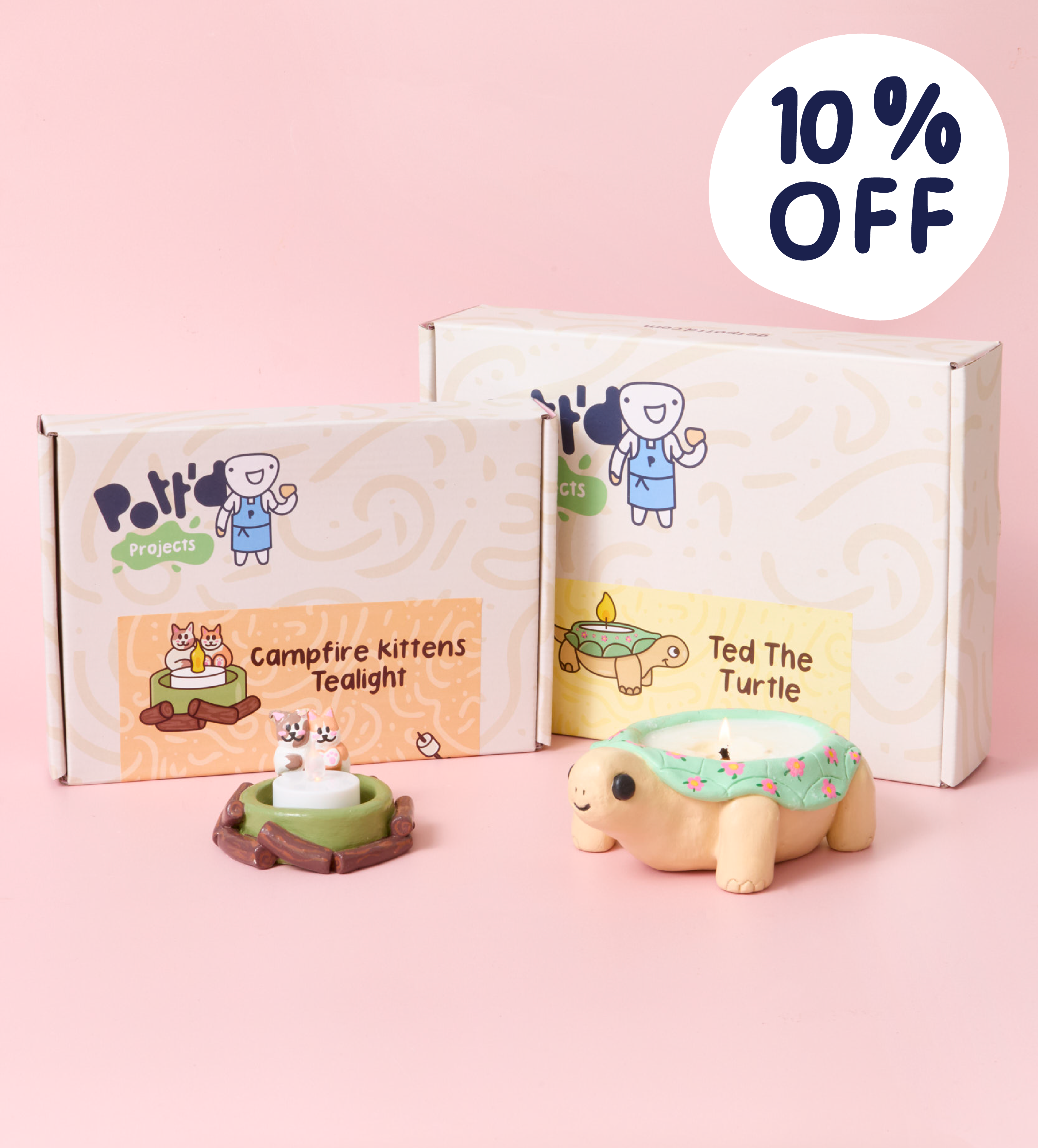 Playful Creatures Candle Making Bundle - Image 1