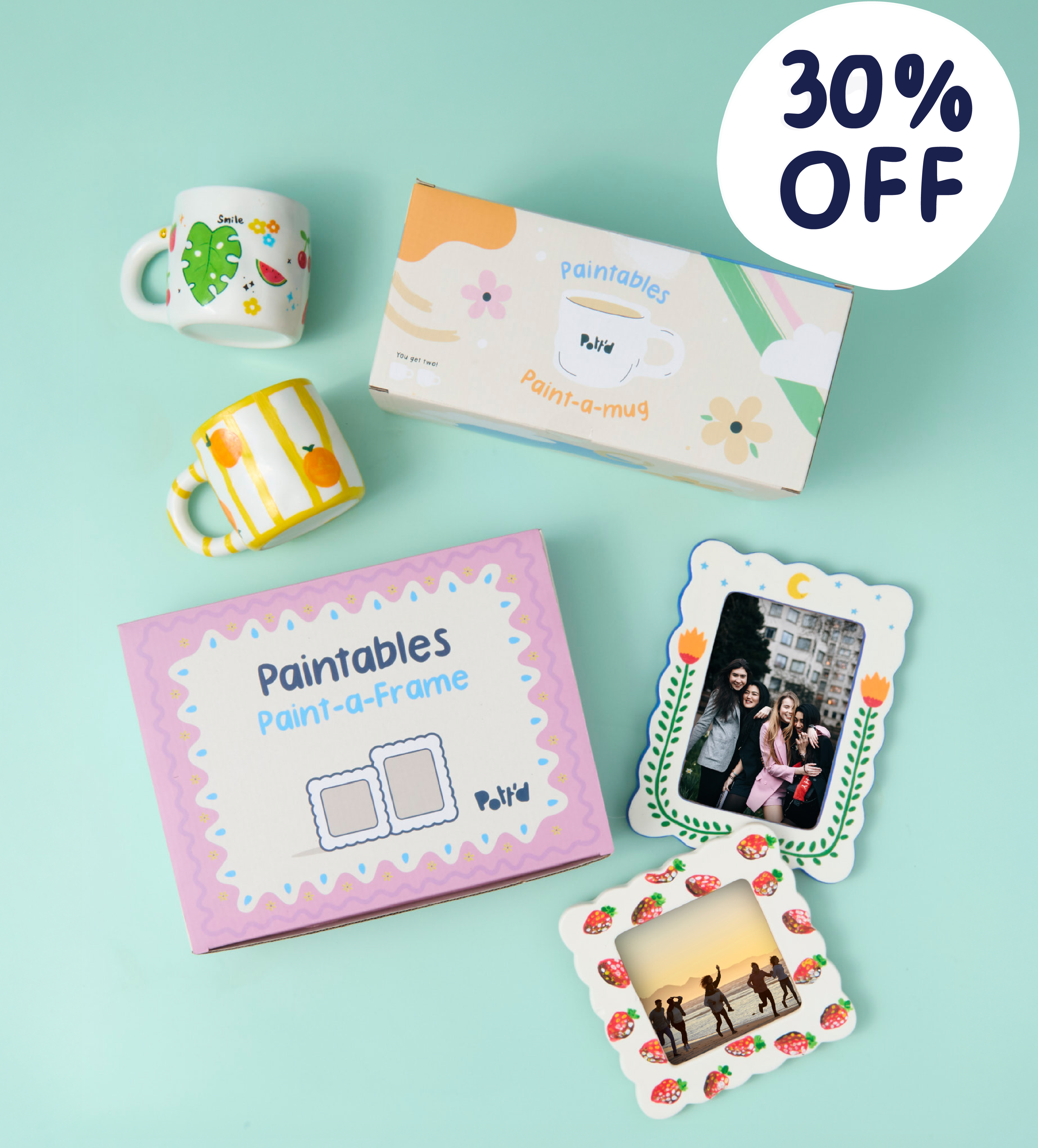 Paintables Duo: Mug & Frame Set - Image 1