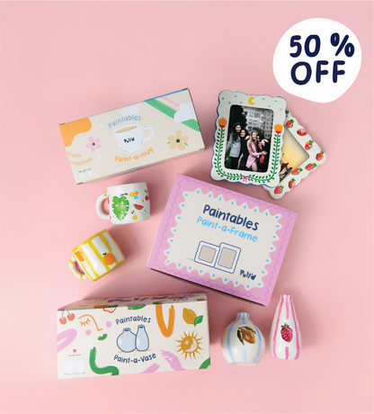 Paintables Mug, Frame & Vase Bundle