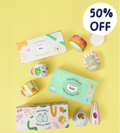 Paintables Mug, Vase & Plant Pot Bundle