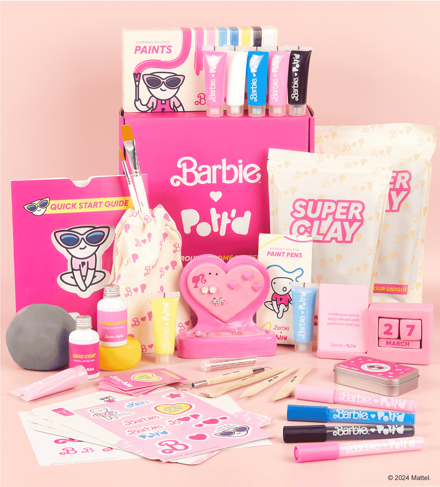 Barbie™ x Pott’d Morning Routine Home Pottery Kit