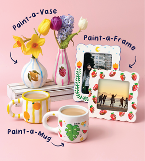 Paintables Mug, Frame & Vase Bundle