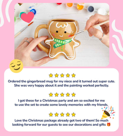 Christmas Gingerbread Paint-a-Mug